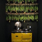 Walldecoration with hanging Tulips - Blooming Vision